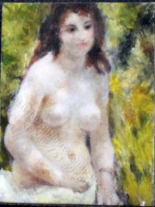 (image for) "Nude in the Sun" Replica Painting by Larry Morganti