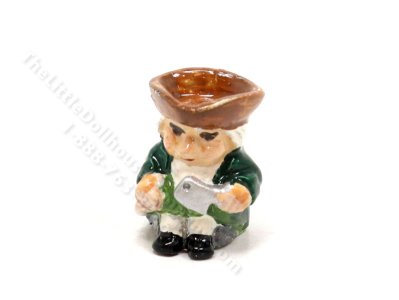 (image for) Miniature Philpot Toby Jug for Dollhouses - Knife