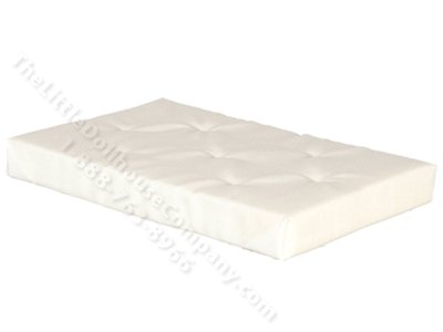 (image for) Miniature Double Mattress for Dollhouses
