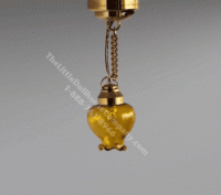 (image for) Miniature Battery Operated Yellow Brooklyn Heights Ceiling Light