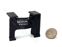 (image for) Miniature Parlour Small Fireplace Hob Grate for Dollhouses