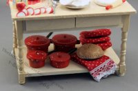 (image for) Dollhouse Miniature Baking Table