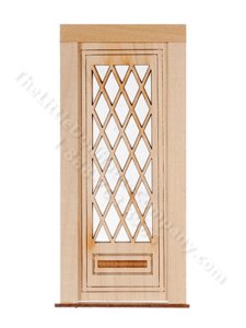 (image for) Dollhouse Full Diamond Lattice Door
