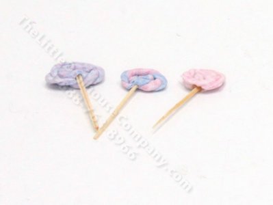 (image for) Miniature Pink and Purple Lollipops (1pc/pkg)
