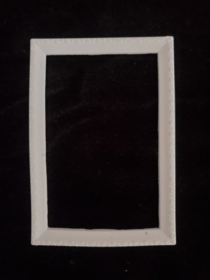 (image for) Miniature White Rectangular Frame