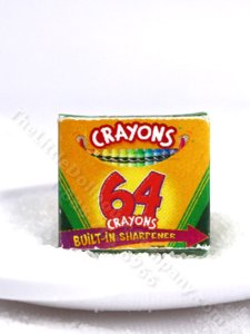 (image for) Miniature Box of 64 Crayons