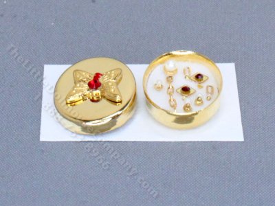 (image for) Miniature Gold Butterfly Earring Set by Cheryl Warder