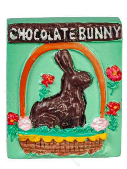 (image for) Miniature Chocolate Easter Bunny for Dollhouses