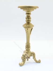(image for) Miniature Victorian 19th Century Torchiere/Plant Stand in Gold