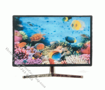 (image for) Dollhouse Scale Model 3D Smart TV