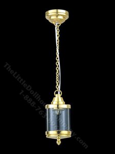(image for) Miniature LED Birdcage Hanging Light with Wand for Dollhouse