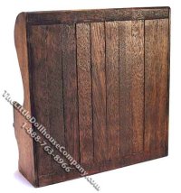 (image for) Miniature Tudor Style Irish Settle Bench for Dollhouses