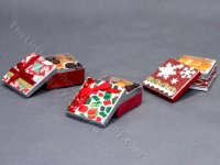 (image for) Handmade Dollhouse Miniature Tin of Christmas Cookies
