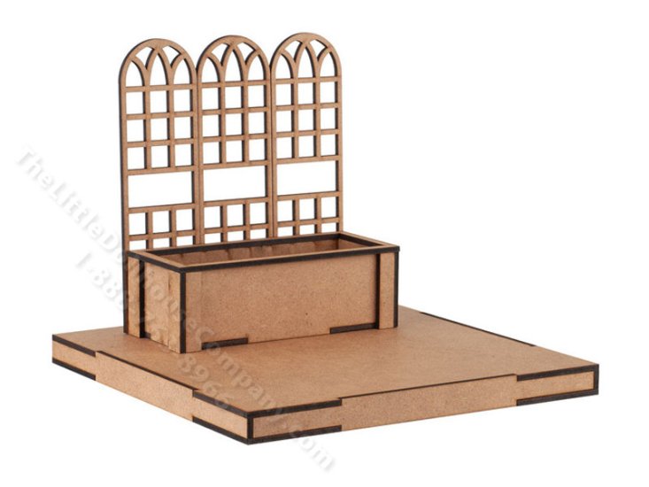 (image for) Garden Planter Corner Dollhouse Kit