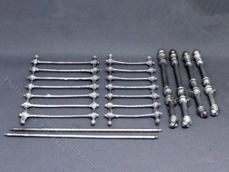(image for) Miniature Wrought Iron Bed Frame Kit for Dollhouses