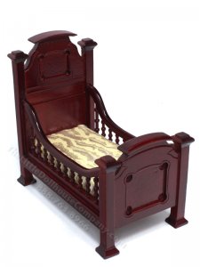 (image for) Miniature Mahogany Renaissance Youth Bed