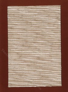 (image for) Miniature Cream Textured Stripe Rug for Dollhouses