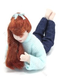 (image for) Red Haired Teen Girl Lying on Tummy by Patsy Thomas
