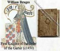 (image for) Miniature Book: 'First Knights of the Order of the Garter Book'