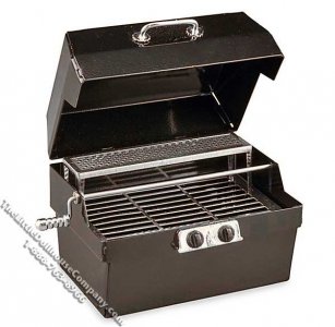 (image for) Miniature Metal Tabletop BBQ Grill for Dollhouses