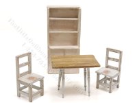 (image for) 1:24 Scale Miniature 4 Piece Kitchen Set by Taylor Jade