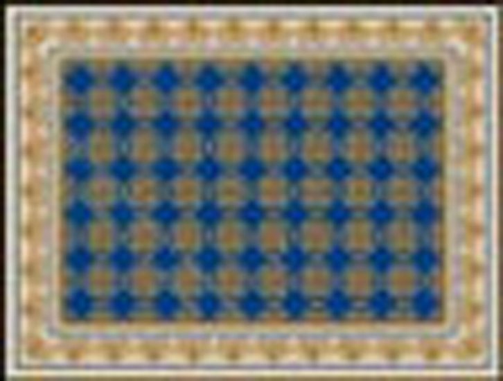 (image for) Dollhouse Scale Model Rug / Midnight