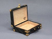 (image for) Miniature Snakeskin Suitcase for Dollhouse