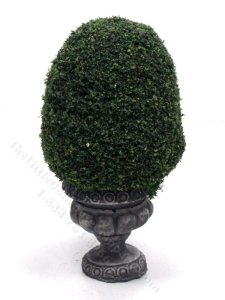 (image for) Miniature 4inch Topiary in a Stone Base for Dollhouses