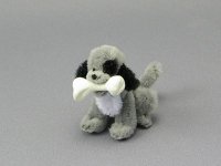 (image for) Miniature Dog with a Bone by Sue Wilkes of Shoebutton Bears