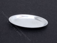 (image for) Miniature Oval Aluminum Platter for Dollhouses