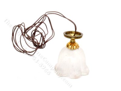 (image for) Miniature Frosted Tulip Ceiling Light for Dollhouses