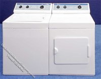 (image for) Miniature White Washer and Dryer Set for Dollhouses