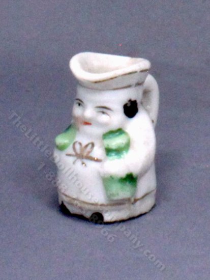 (image for) Miniature Green Toby Mug for Dollhouses