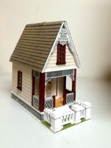 (image for) Quarter Scale Little Ann 2 Victorian Cottage Dollhouse Kit