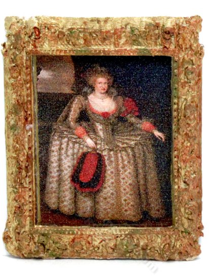 (image for) Miniature 17th Century Portrait Framed by Judith Blondell
