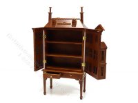 (image for) Miniature 1/144 Pickering Manor Dollhouse Babyhouse - Walnut