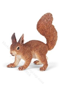 (image for) Miniature Oversized Squirrel for Dollhouses