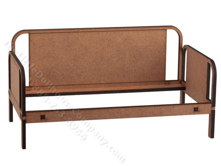 (image for) Miniature Thomspon Daybed Kit for Dollhouses