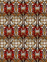 (image for) 1/2" Geometric "Stained Glass" Sheets for Dollhouses