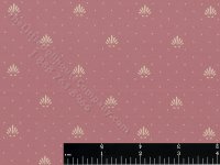 (image for) Fans on Dusty Pink Miniature Wallpaper for Dollhouses