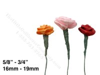 (image for) Miniature Single Rose for Dollhouses (1 pc)