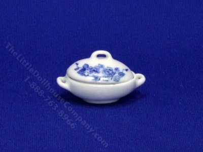 (image for) Miniature Small China Casserole Dish by Rachel Munday