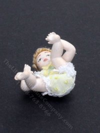 (image for) Miniature Porcelain Baby - Yellow