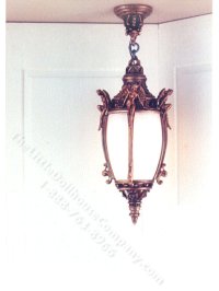 (image for) Miniature Brass Lantern with Angels by Jim Pounder