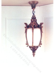 (image for) Miniature Brass Lantern with Angels by Jim Pounder