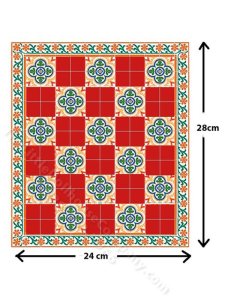 (image for) Dollhouse Scale Model Floor Tile Kit