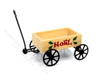 (image for) Miniature Christmas Wagon for Dollhouses