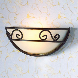 (image for) Decorative Half Circle Wall Light