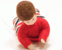 (image for) Flexible Baby Doll in Carry-Nest By Erna Meyer