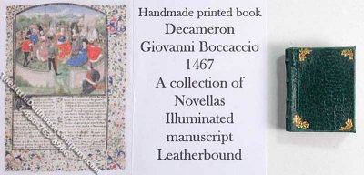 (image for) Miniature Book: 'Decameron'